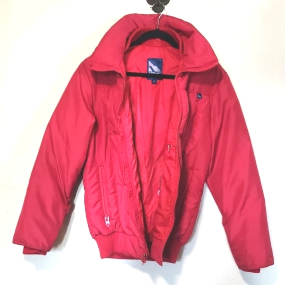 Serac Vintage Down Filled Puffer Ski Jacket Red Size 38 - Picture 12 of 12